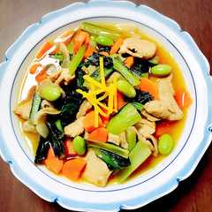 栄養満点！簡単！豚肉と野菜の柚子あんかけ-レシピのメイン写真