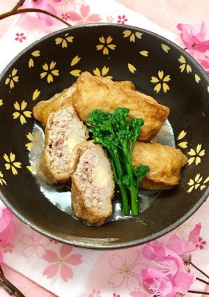油揚げのチーズ入り肉詰め-レシピのメイン写真