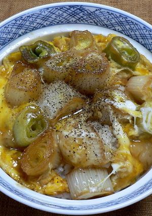 長ネギ入り玉子丼-レシピのメイン写真