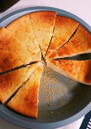 ホケミで簡単　もちもち　ヨーグルトケーキ-レシピのメイン写真