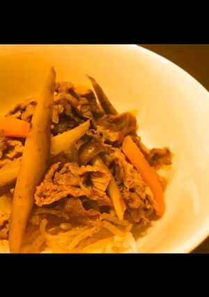 具沢山☆牛丼-レシピのメイン写真