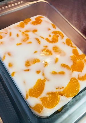 すぐできる牛乳寒天(みかん)-レシピのメイン写真