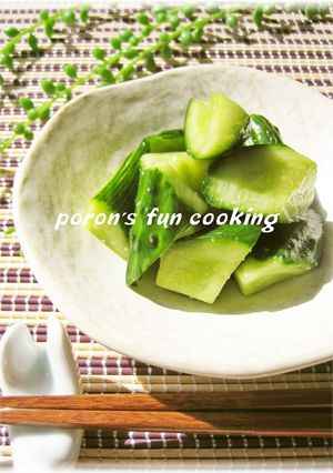 超簡単♪キュウリのわさび醤油漬け-レシピのメイン写真