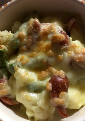 ウインナと温野菜のチーズ焼き-レシピのメイン写真
