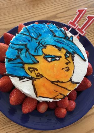 ドラゴンボールキャラケーキ-レシピのメイン写真