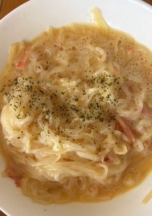 しらたきカルボナーラ風★あすけん用-レシピのメイン写真