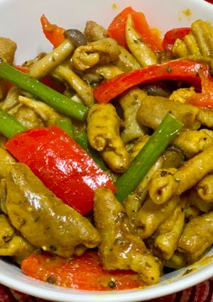もつ野菜のカレー炒め-レシピのメイン写真