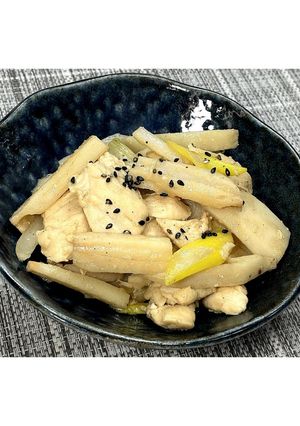 ささみと蓮根の甘酢炒め★動画あり★-レシピのメイン写真