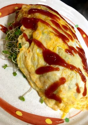 ブロッコリースプラウト卵巻き(^^)♪-レシピのメイン写真