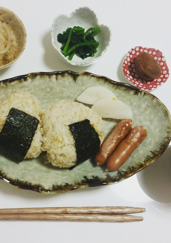 おにぎり定食-レシピのメイン写真