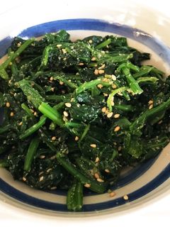 子供が大好きなほうれん草の胡麻和え♡簡単-レシピのメイン写真
