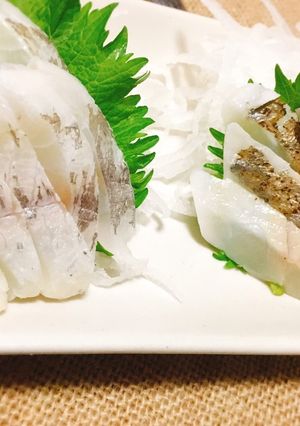 えぼ鯛酢じめ＆炙りしめえぼ鯛-レシピのメイン写真