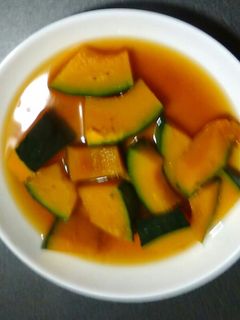 レンジで簡単に出来るかぼちゃの煮物♪-レシピのメイン写真