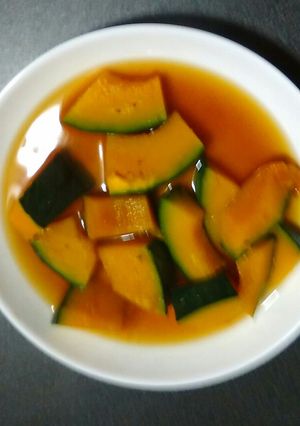 レンジで簡単に出来るかぼちゃの煮物♪-レシピのメイン写真
