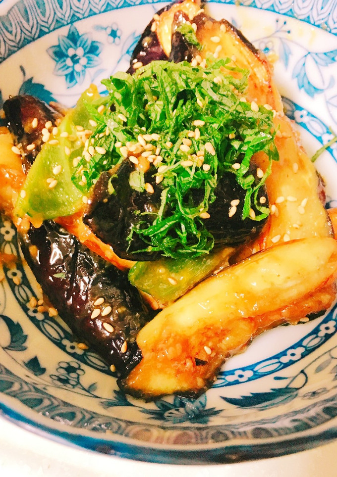 トロリと甘い茄子とピーマンの味噌炒め-レシピのメイン写真