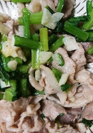 豚と小松菜の台湾炒め-レシピのメイン写真