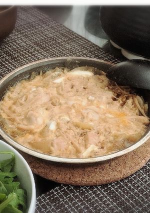創味のめんつゆで親子丼-レシピのメイン写真