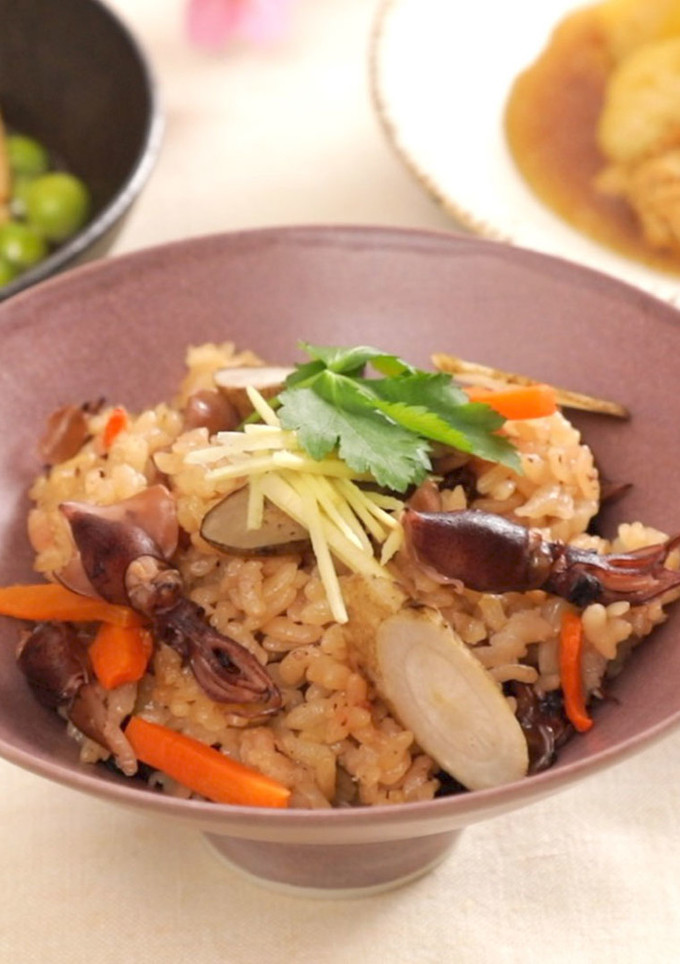 ほたるいかの炊き込みご飯-レシピのメイン写真