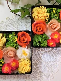 お花のモザイク寿司*母の日・おひな祭り-レシピのメイン写真
