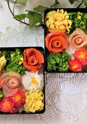 お花のモザイク寿司＊母の日・おひな祭り-レシピのメイン写真