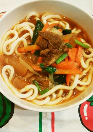 カレーうどん★おでんの残り汁リメイク-レシピのメイン写真