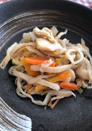 塩味シリーズ☆切り干し大根の煮物-レシピのメイン写真