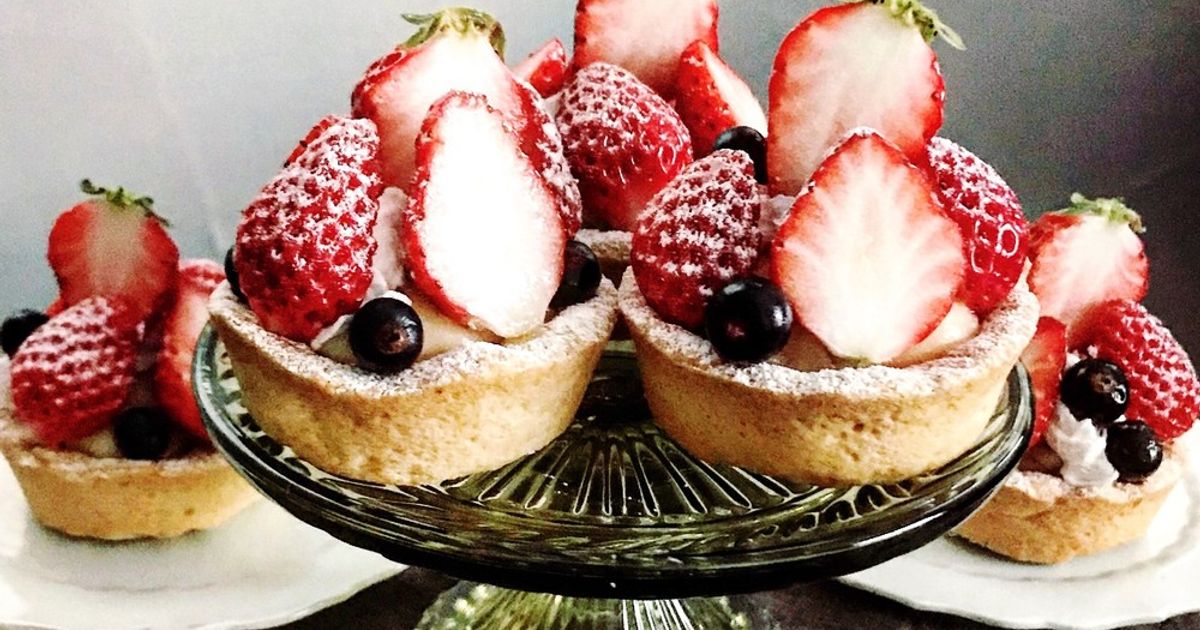 ☆ホットケーキミックスでイチゴタルト☆ by わたP 【クックパッド