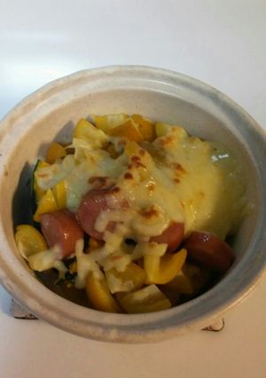 かぼちゃと金柑のチーズ焼き-レシピのメイン写真