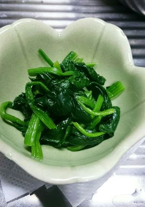 超お手軽なほうれん草ナムル♪-レシピのメイン写真