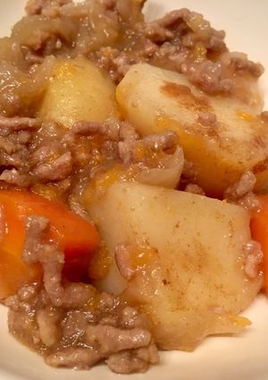 ずぼらトマト風味肉じゃが(幼児食)-レシピのメイン写真