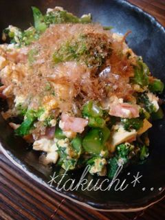 菜の花 柚子胡椒チャンプル-レシピのメイン写真