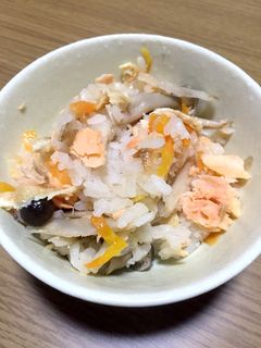 鮭の炊き込みご飯-レシピのメイン写真