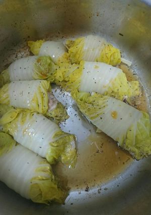 白菜と豚肉ロール、チーズのせも-レシピのメイン写真