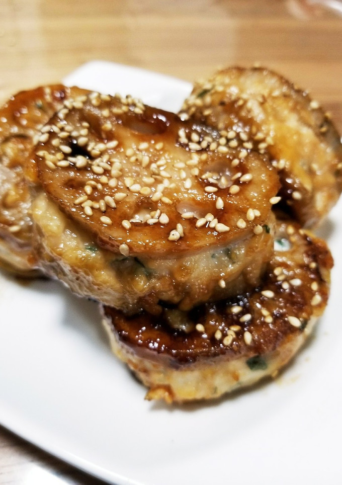蓮根の挟み焼き☆大葉風味☆-レシピのメイン写真