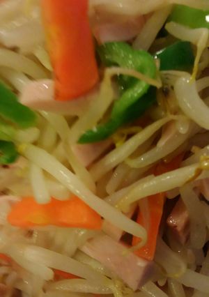 魚肉ソーセージ、もやし、炒め❤ゆりさん風-レシピのメイン写真