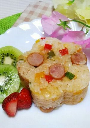 あと混ぜだから楽々☆ケチャップライス☆-レシピのメイン写真