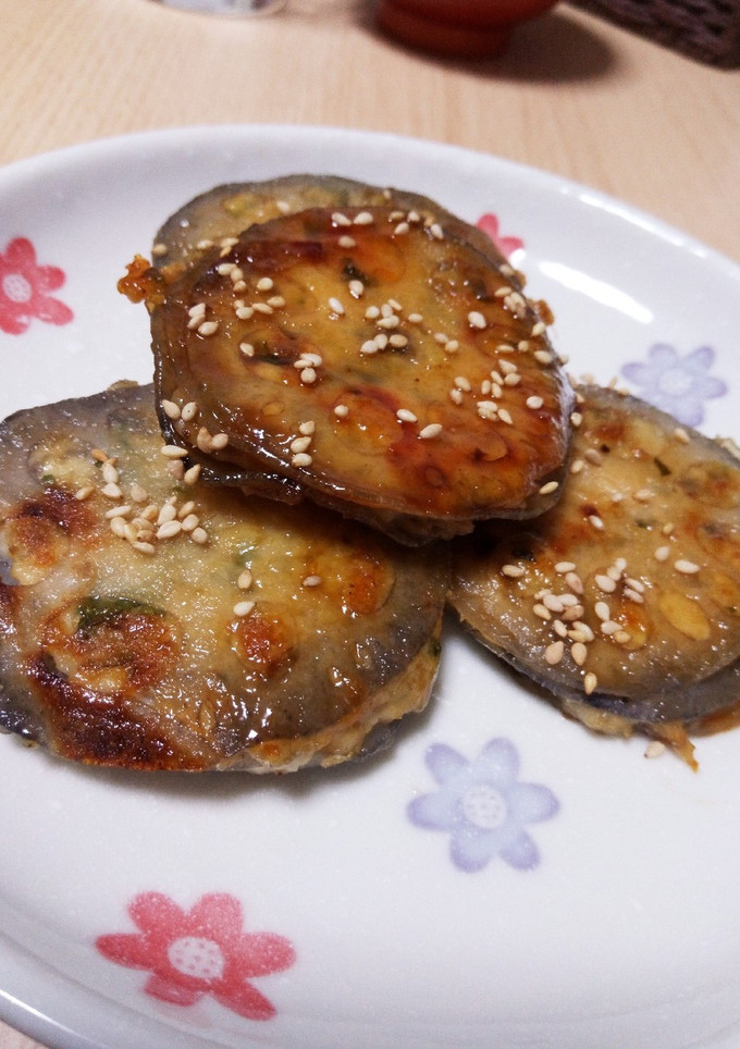 ☆蓮根のはさみ焼き（ミルフィーユ風）☆-レシピのメイン写真