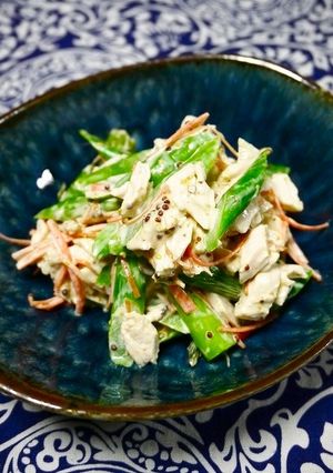 簡単！アスパラ蒸し鶏のサラダ-レシピのメイン写真