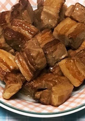 口の中でとろける？麺つゆで簡単豚の角煮☆-レシピのメイン写真