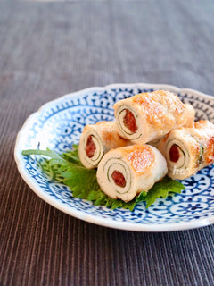 ［鶏ささみ 梅 大葉 巻き焼き＊お弁当］-レシピのメイン写真