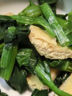 ほうれん草と油揚げのササっとポン酢和え-レシピのメイン写真