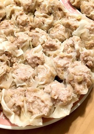 我が家の焼売（大人2人、子供3人分）-レシピのメイン写真