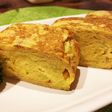 ブロッコリー茎入り*ふわふわ卵焼き