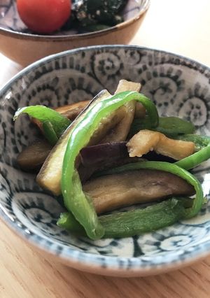 なすとピーマンの炒め物-レシピのメイン写真