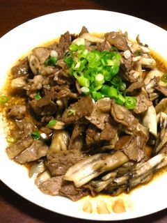 我が家の減塩 牛肉と舞茸の炒め物-レシピのメイン写真