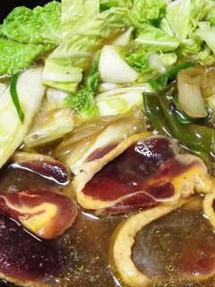 ワイルドな鴨肉で白ネギたっぷり鍋-レシピのメイン写真
