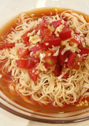 トマトつゆそうめん-レシピのメイン写真