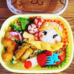 ラプンツェル風キャラ弁☆-レシピのメイン写真