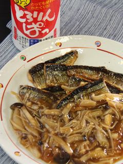 さんまの蒲焼 きのこあんかけ-レシピのメイン写真