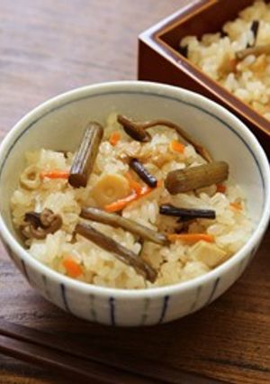 山菜おこわ-レシピのメイン写真